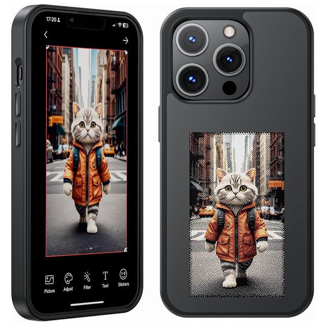 Husa de protectie Techsuit SmartScreen NFC compatibil cu iPhone 13 Pro, Negru