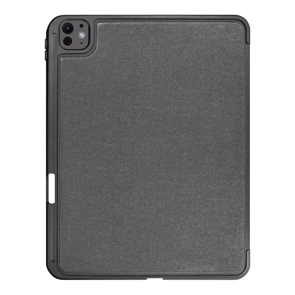 Husa de protectie tableta Techsuit KeyTab Pro + Screen Protector (with RGB Wireless Keyboard/Stylus Pen Holder) compatibil cu iPad Pro 13 (2024) / iPad Pro 13 (2025) - Black