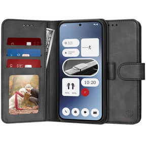 Husa de protectie Techsuit Diary Book compatibil cu Nothing Phone (2a) / (2a) Plus, Negru