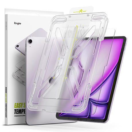 Husa de protectie tableta Ringke Easy Slide Tempered Glass compatibil cu iPad Air 13 (2024) / Air 13 (2025) / Air 13 (2026), Transparent