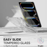 Husa de protectie tableta Ringke Easy Slide Tempered Glass compatibil cu iPad Pro 11 (2024) / iPad Pro 11 (2025), Transparent