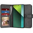 Husa de protectie Techsuit Diary Book compatibil cu Xiaomi Redmi Note 13 Pro 5G / Poco X6, Negru