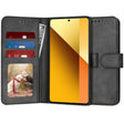 Husa de protectie Techsuit Diary Book compatibil cu Xiaomi Redmi Note 13 5G, Negru