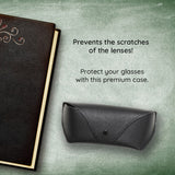 Techsuit Glasses Case (ETPU2), Eco Leather, 167 x 70 x 40mm, Maro