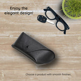 Techsuit Glasses Case (ETPU4), Eco Leather, 167 x 70 x 40mm, Albastru