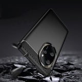 Husa de protectie Techsuit Carbon Silicone compatibil cu Honor 200 Pro, Negru