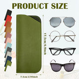 Techsuit Glasses Case (ETSP3), Slim Design, 175 x 75mm, Roz