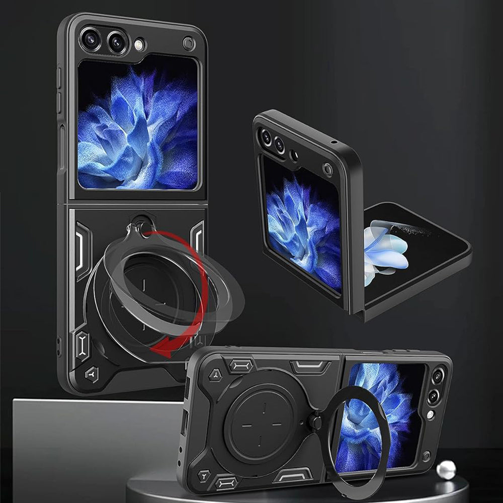 Husa de protectie Techsuit CamGuard Pro compatibil cu Samsung Galaxy Z Flip6 / Flip7 FE, Negru