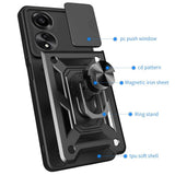 Husa de protectie Techsuit CamShield Series compatibil cu Oppo A60 4G, Negru