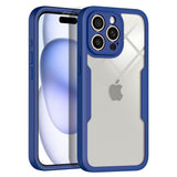 Folie de protectie Techsuit ColorVerse 360 Series + compatibil cu iPhone 15 Pro Max, Albastru
