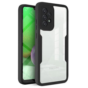 Husă + folie Techsuit pentru Galaxy A52 4G / Samsung A52 5G / Samsung A52s 5G, neagră