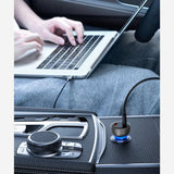 Incarcator Baseus Car (CCKX-C0G), Type-C PD65W, USB QC4.0, Gri