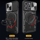 Husa de protectie Techsuit CamGuard Pro compatibil cu iPhone 16 Pro Max, Roz Auriu