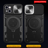 Husa de protectie Techsuit CamGuard Pro compatibil cu iPhone 16, Rosu