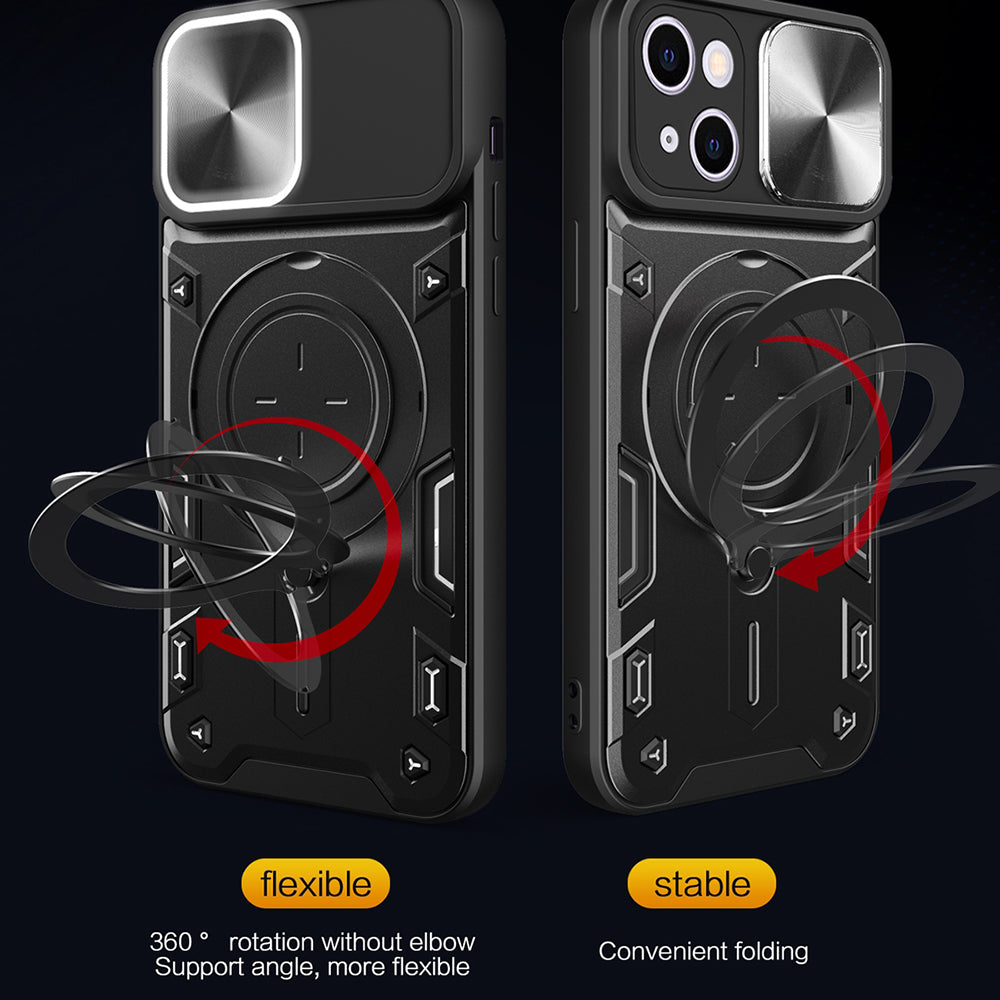 Husa de protectie Techsuit CamGuard Pro compatibil cu iPhone 16 Plus, Mov