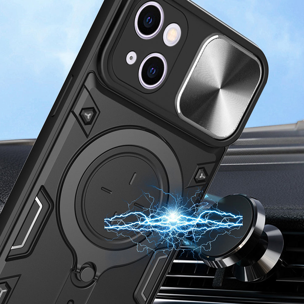 Husa de protectie Techsuit CamGuard Pro compatibil cu iPhone 16 Plus, Mov