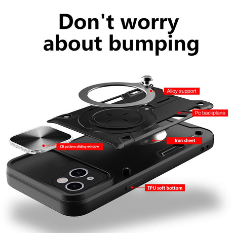 Husa de protectie Techsuit CamGuard Pro compatibil cu iPhone 16 Plus, Albastru