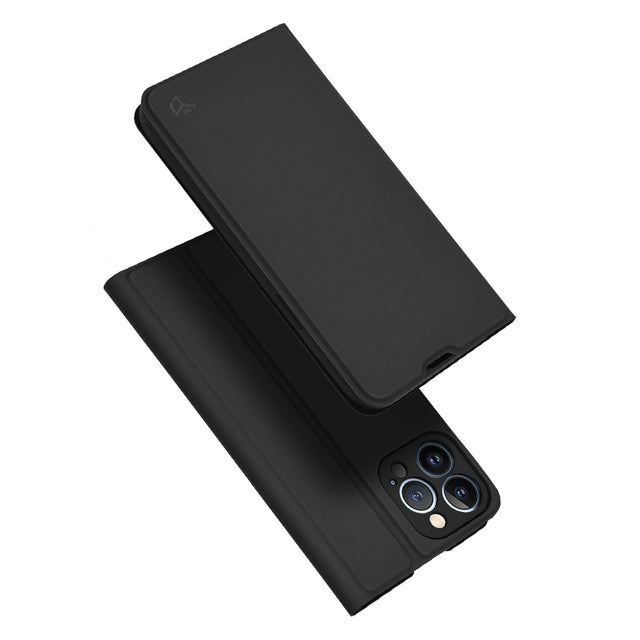 Husa de protectie Techsuit Magskin Book compatibil cu iPhone 13 Pro Max, Negru