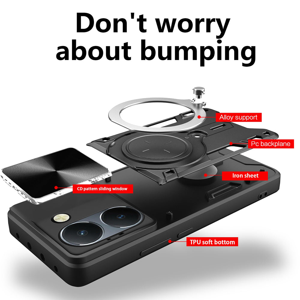 Husa de protectie Techsuit CamGuard Pro compatibil cu Honor 200 Pro, Negru