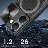 Husa de protectie Techsuit CamGuard Pro compatibil cu Honor 200 Pro, Negru