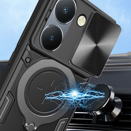 Husa de protectie Techsuit CamGuard Pro compatibil cu Honor 200 Pro, Negru