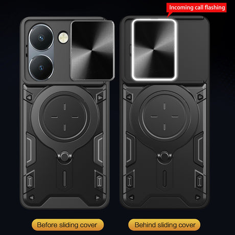 Husa de protectie Techsuit CamGuard Pro compatibil cu Honor 200, Negru