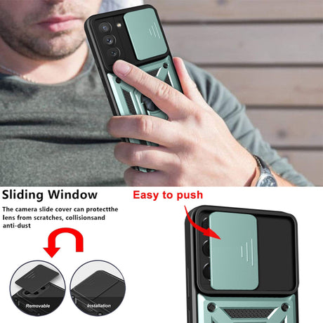 Husa de protectie Techsuit CamShield Series compatibil cu Oppo Reno12, Roz Auriu