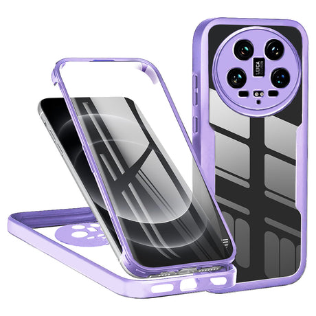 Folie de protectie Techsuit ColorVerse 360 Series + compatibil cu Xiaomi 14 Ultra, Mov