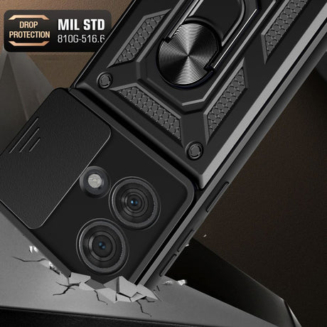 Husa de protectie Techsuit CamShield Series compatibil cu Motorola Edge 50 Ultra, Negru