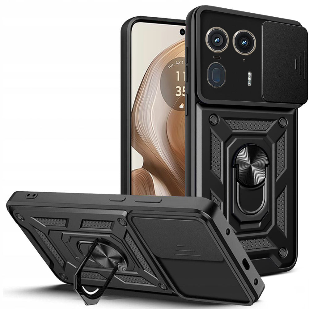 Husa de protectie Techsuit CamShield Series compatibil cu Motorola Edge 50 Ultra, Negru