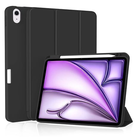 Husa de protectie tableta Techsuit Flex Trifold (with Pencil Holder) compatibil cu iPad Air 11 (2024) / Air 11 (2025) / Air 11 (2026), Negru