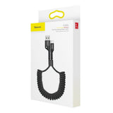 Cablu Baseus Fish-Eye (CALSR-01), USB to Lightning, 1m, 2A, Negru