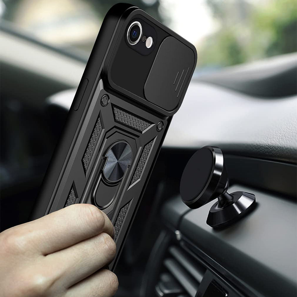 Husa de protectie Techsuit CamShield Series compatibil cu iPhone 16e / iPhone 17e, Albastru