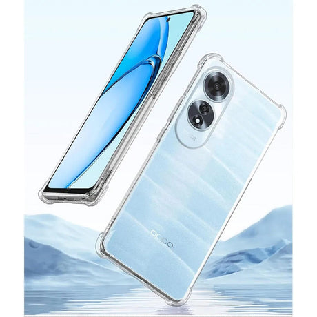 Husa de protectie Techsuit Shockproof Clear Silicone compatibil cu Oppo A60 4G, Transparent