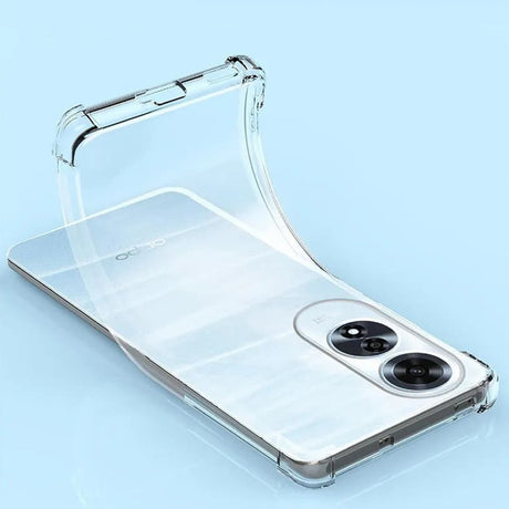 Husa de protectie Techsuit Shockproof Clear Silicone compatibil cu Oppo A60 4G, Transparent