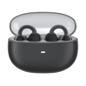 Casti Baseus AirGo 1 Ring (A00069201113-00), Bluetooth 5.3, TWS, Open-Ear Clip Design, Cluster Black