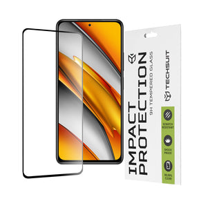 Folie de protectie Techsuit 111D Full Cover / Full Glue Glass compatibil cu Xiaomi Mi 11i / Poco F3, Negru