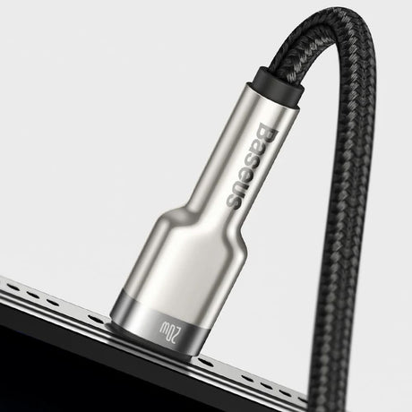 Cablu Baseus Cafule Series Metal (CALJK-A06), USB to Lightning, 2.4A, 480Mbps, 1m, Verde