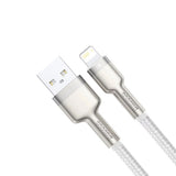 Cablu Baseus Cafule (CALJK-B02), USB-Lightning, 2.4A, 2m, Alb