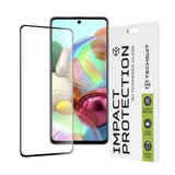 Folie de protectie Techsuit 111D Full Cover / Full Glue Glass compatibil cu Samsung Galaxy A71 4G / A71 5G / M51 / Note 10 Lite, Negru