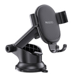 Suport Yesido (C120), Gravity Grip, Extendable Arm for Dashboard, Windshield, Negru