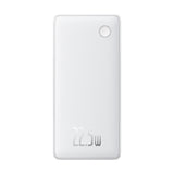 Baterie externa Baseus Airpow Air Lite (P10067501213-00), USB, Type-C, Dual Cable USB-C, Lightning, 22.5W, 10000mAh, Alb