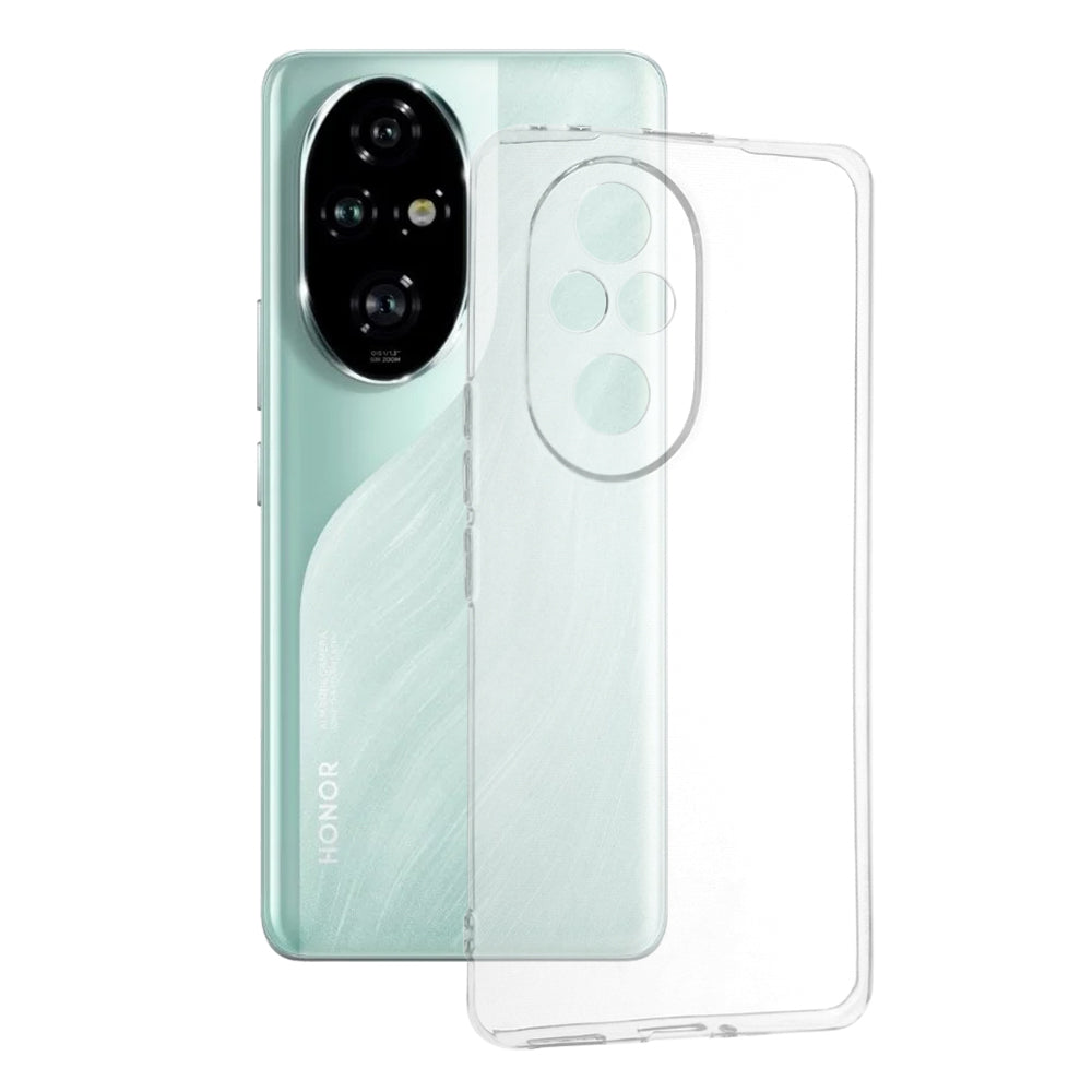 Husa de protectie Techsuit Clear Silicone compatibil cu Honor 200 Pro, Transparent