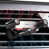 Suport Baseus Mr Hui Gravity Series (SUYL-HU0S), for Air Vent, Argintiu