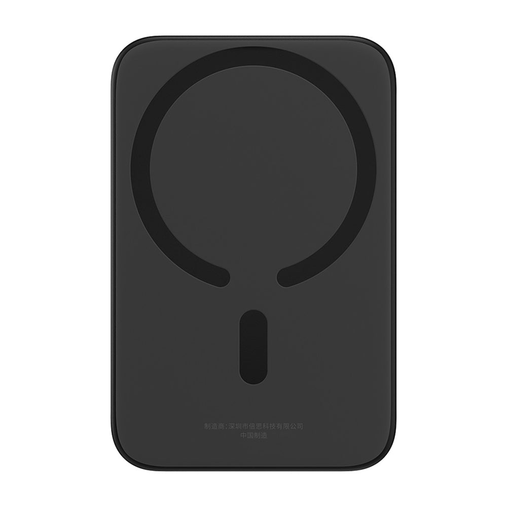 Baterie externa Baseus Mini Air (P10059002113-00), Type-C, MagSafe Charging, 20W, 6000mAh, with Cable Type-C, 30cm, Negru