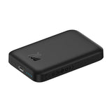Baterie externa Baseus Mini Air (P10059002113-00), Type-C, MagSafe Charging, 20W, 6000mAh, with Cable Type-C, 30cm, Negru