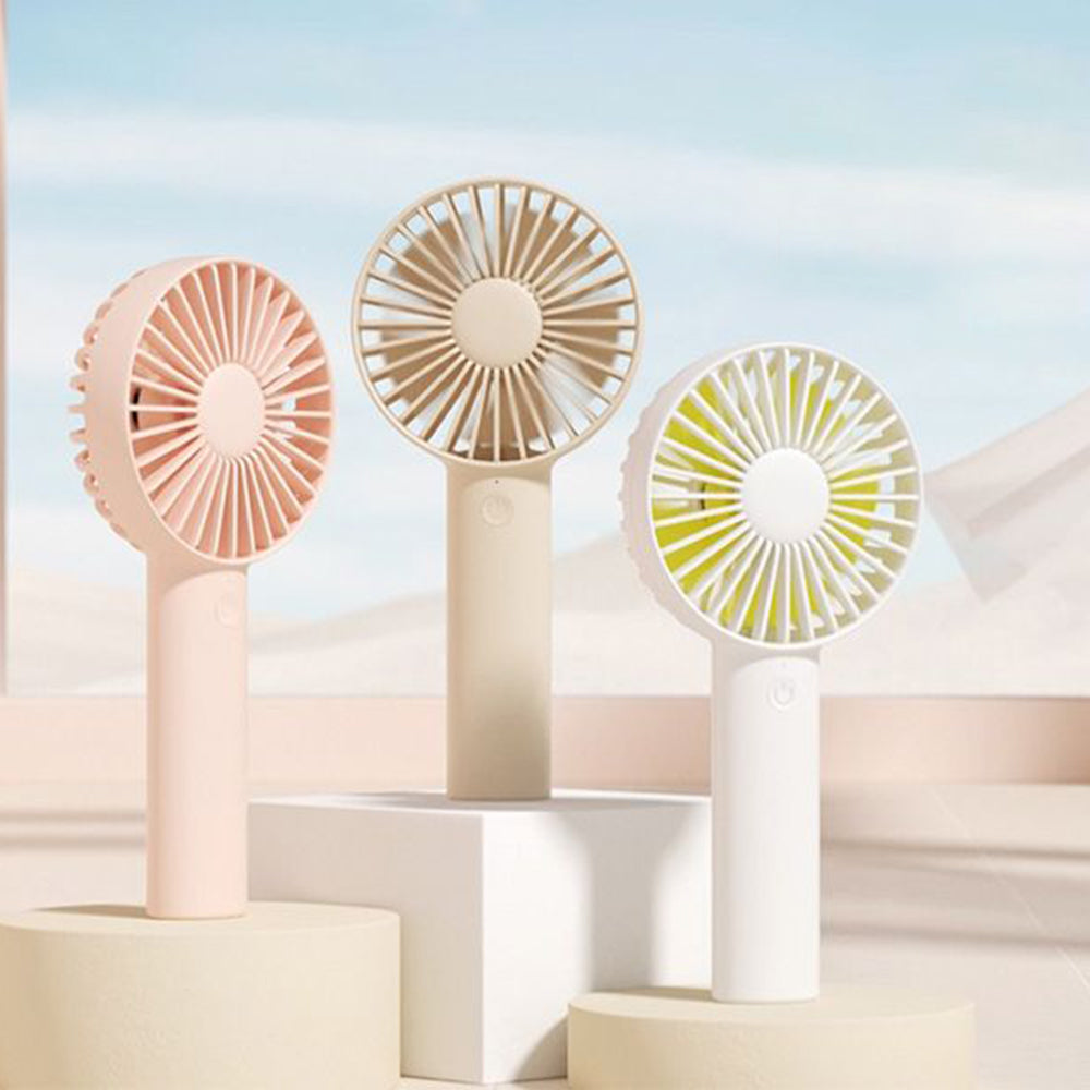 JisuLife Premium Handheld Fan Life1 Plus (FA21), Portable, Type-C, 3 Speeds, 2000mAh, Roz