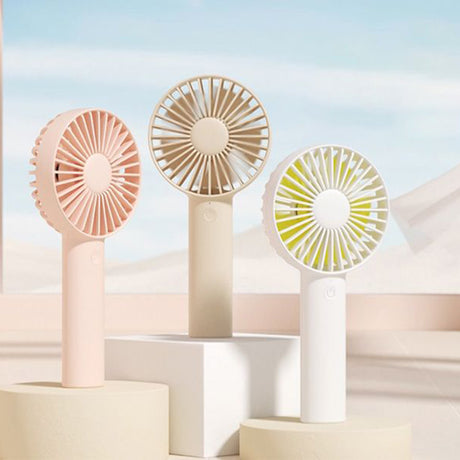 JisuLife Premium Handheld Fan Life1 Plus (FA21), Portable, Type-C, 3 Speeds, 2000mAh, Roz