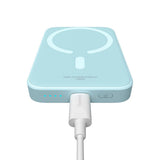 Baterie externa Baseus Mini Air (P10059002313-00), Type-C, MagSafe Charging, 20W, 6000mAh, with Cable Type-C, 30cm, Albastru