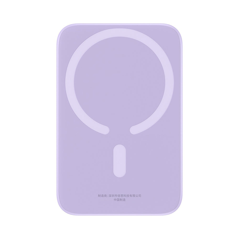 Baterie externa Baseus Mini Air (P10059002513-00), Type-C, MagSafe Charging, 20W, 6000mAh, with Cable Type-C, 30cm, Mov